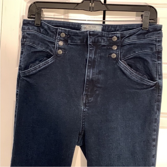 Free People High Waisted Flares - Size 30 - Picture 2 of 6
